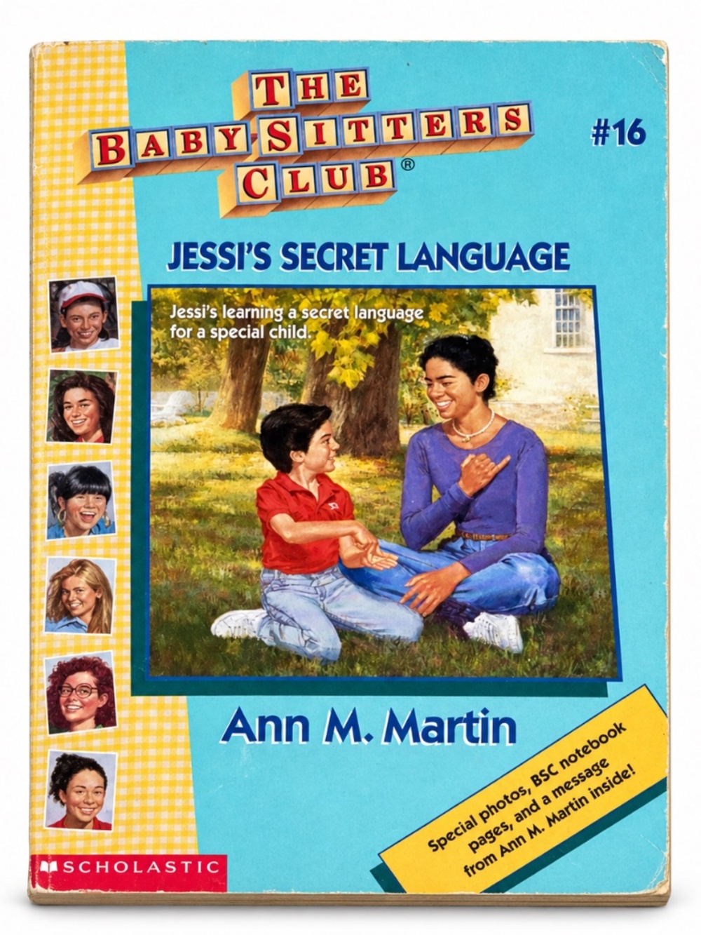 Vintage Baby-Sitters Club #16 Jessi's Secret Language Ann M Martin
